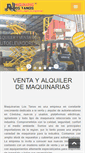 Mobile Screenshot of maquinariaslostanos.com.ar